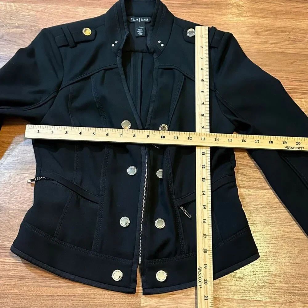 White House Black Market Zip Up Jacket | Women Size 6 - Picture 6 of 12